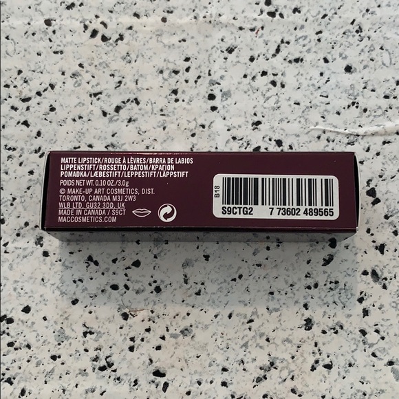 NWT MAC Cosmetics Aaliyah Try Again Matte Lipstick - Picture 5 of 10